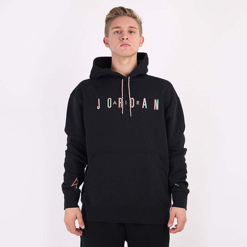 мужская черная толстовка Jordan Sport DNA Fleece Pullover Hoodie CK9567-011 - цена, описание, фото 2